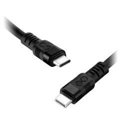 USB-C - USB-C kabel eXc WHIPPY Pro, 0,9M, 100W, snabbladdning, mörk blandad färg | HandlaSmidigt.se