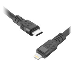 USB-C - Lightning-kabel eXc WHIPPY Pro, 0,9M, 29W, snabbladdning, färgmix