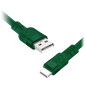 USB-A till USB-C-kabel eXc WHIPPY Pro, 0,9 m, 60W, snabbladdning, mörk blandad färg