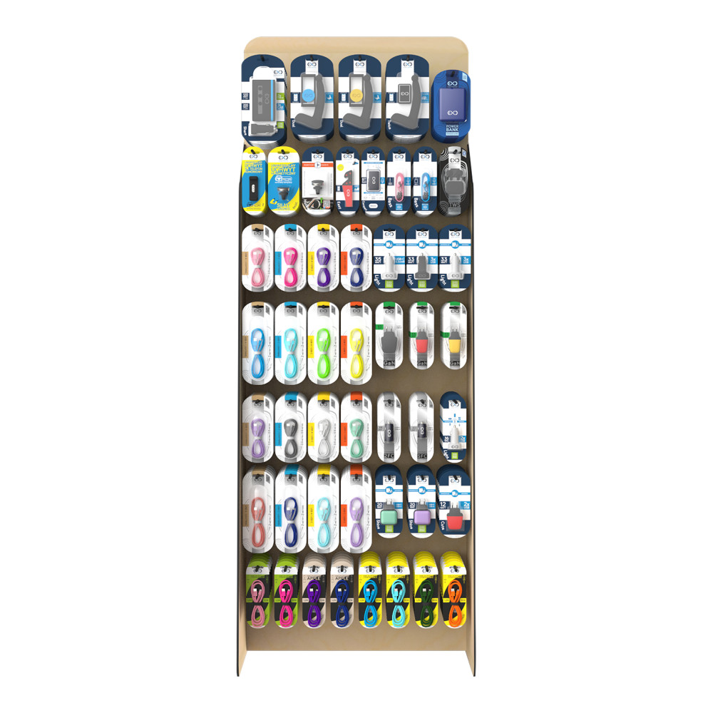 Exponeraren EXC Mobile, 37 positioner, 227 stycken produkter. Exponeraren EXC Mobile, 37 positioner, 227 stycken produkter.