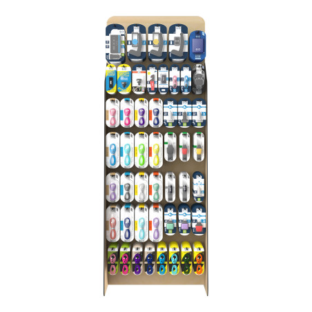 Exponeraren EXC Mobile, 37 positioner, 227 stycken produkter.