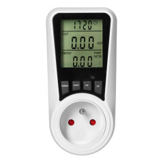 Tvåtakts elmätare, energikalkylator med LCD-skärm, 2 separata tariffer, inbyggt batteri, 16A 230V. | HandlaSmidigt.se