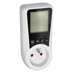 Tvåtakts elmätare, energikalkylator med LCD-skärm, 2 separata tariffer, inbyggt batteri, 16A 230V. | HandlaSmidigt.se