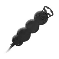 Przedłużacz 3-krotny 2P+Z (Schuko) , 3m H05VV-F 3x1,5mm2, Imax-16A, płaska wtyczka, czarny