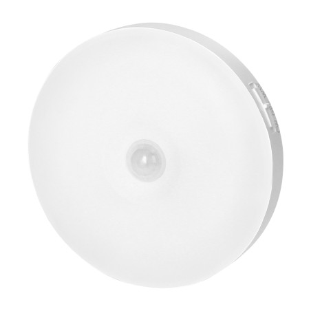 Nattlampa LED med rörelsesensor, uppladdningsbar, självhäftande, 3000/6000K.