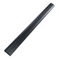 Aluminiumskärm för kablar med click-lock-system, längd 110 cm, svart.