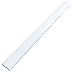 Aluminiumskärm för kablar med click-lock-system, längd 110 cm, vit. | HandlaSmidigt.se