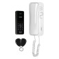 ERIN, enkel familjedörrtelefon, 2-ledare, kodlås, RFID, vit