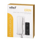 ERIN, enkel familjedörrtelefon, 2-ledare, kodlås, RFID, vit