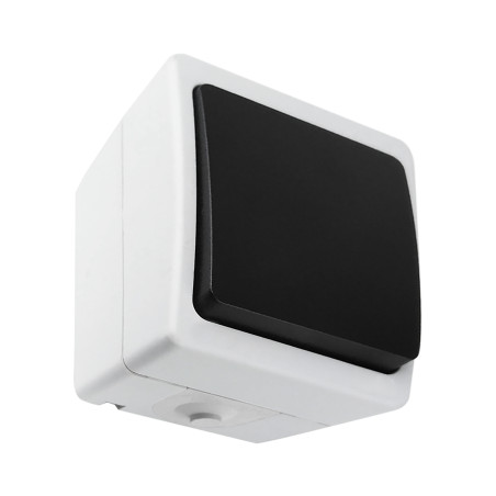 Ringknapp AQUATIC MINI IP 54 Vit-Svart, 10 stycken | HandlaSmidigt.se