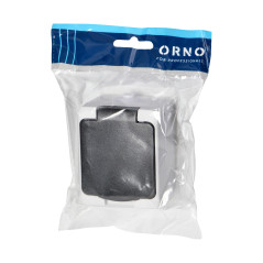 Utomhus enkeluttag 2P+Z Schuko AQUATIC MINI IP 54 vit-svart | HandlaSmidigt.se