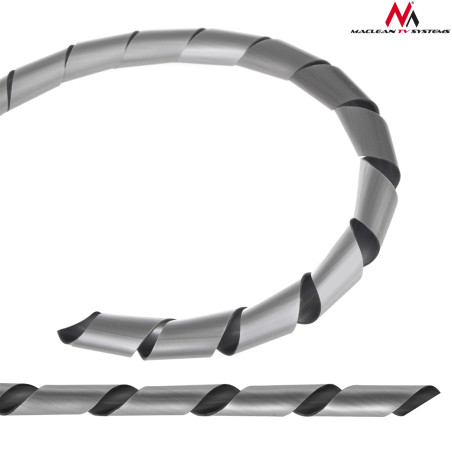 MCTV-684S 48455 Kabelmask för kabel (5*6mm) 3m silver spiral