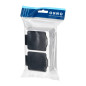 Dubbel uttag 2X2P+Z AQUATIC MINI IP 54 vit-svart