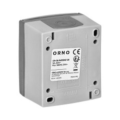 Utomhus vägguttag 2P+Z Schuko AQUATIC PRO IP 55 i grått-grafit | HandlaSmidigt.se