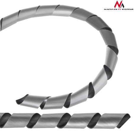 MCTV-687S 48458 Kabelmaskningshölje (20,4*22 mm) 3m silver spiral