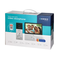 TALOS, videodörrtelefonset, 4-ledare, 7', Wi-Fi, pekskärm, Full HD, RFID | HandlaSmidigt.se