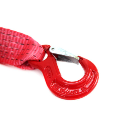 Bogserlina för bogsering, bandtyp 7500 kg 50 mm 5 m krok + krok amio-02013