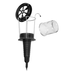 Verkstadslampa E27, max 60W, IP20, glasfodral | HandlaSmidigt.se