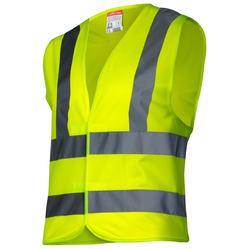 Väst med 4 reflexband, gul, 'xl', CE, Lahti Väst med 4 reflexband, gul, 'xl', CE, Lahti