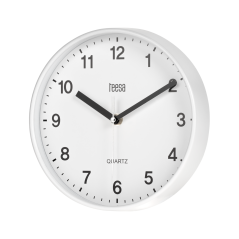 Vit klocka 20 cm vit