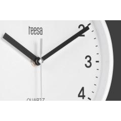 Vit klocka 20 cm vit