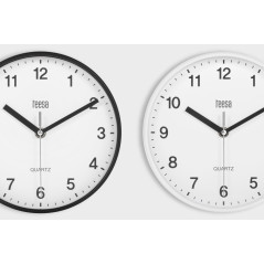 Vit klocka 20 cm vit