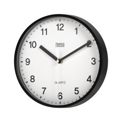 Väggklocka 20 cm svart