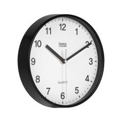 Väggklocka 20 cm svart