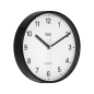 Väggklocka 20 cm svart