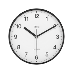 Väggklocka 20 cm svart