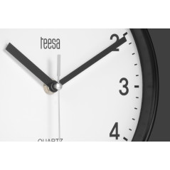 Väggklocka 20 cm svart