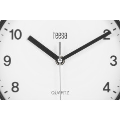 Väggklocka 20 cm svart