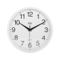 Väggklocka 25 cm vit