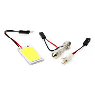 LED-lampor klassiska t10 w5w c5w cob 12v panelmodul amio-01621
