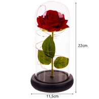 Ros i glas - lysande Malatec 21619