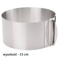 AG858B Justerbar bakningskant 15cm