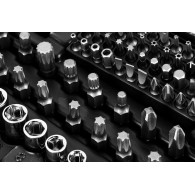 Hylsnyckelsats 1/2', 3/8', 1/4', 219-delars set, CrV