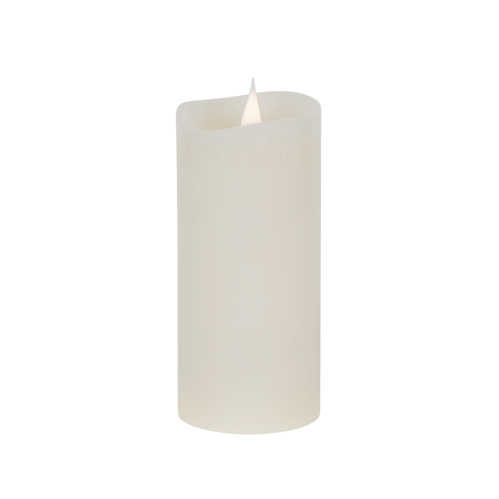 Świeca woskowa LED średnia ivory Świeca woskowa LED średnia ivory