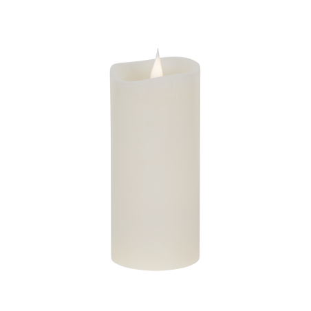 LED ljus i elfenben, medium storlek