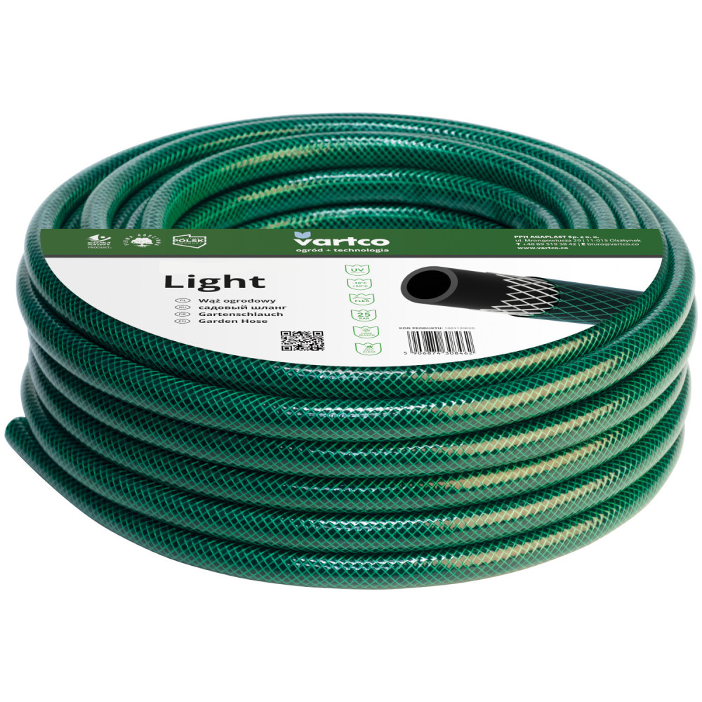 Wąż ogrodowy Vartco Light 3/4' 50m Wąż ogrodowy Vartco Light 3/4' 50m