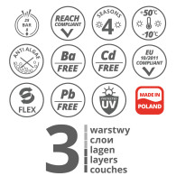 Wąż ogrodowy Vartco Light Plus 1/2' 30m