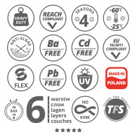 Trädgårdsslang Vartco Professional Plus 1/2' 50m
