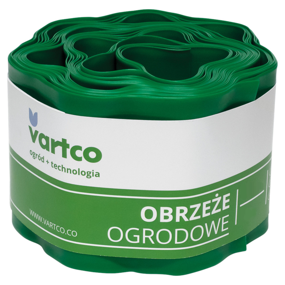 Kantstenskant vågig 20cm x 9m Vartco grön Kantstenskant vågig 20cm x 9m Vartco grön