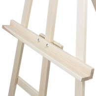 WOODOK målarduk 150 cm, stabil bokträ, naturligt ekoträ, för vuxna och barn, professionella konstnärer.