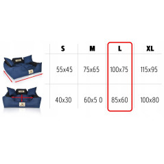 Säng 80 x 60 // 100 x 75 Beige