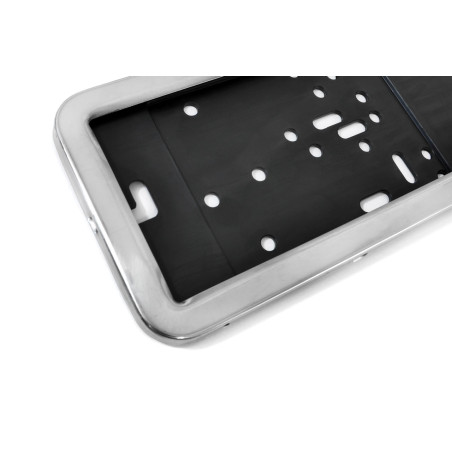 Rostfri nummerskyltsram LPF 001 AMIO-01300