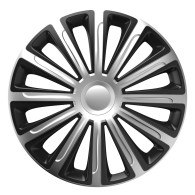 Hjulkapsel svart silver trend 13 tum