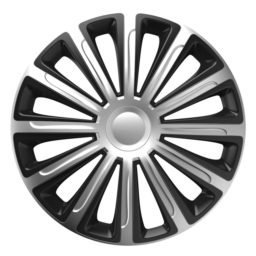 Hjulkapsel svart silver trend 13 tum