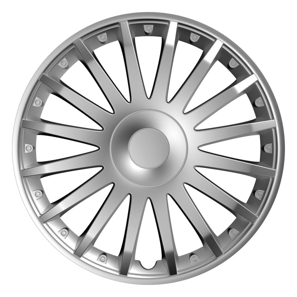 Hjulkapsel silver crystal 15 tum