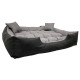 Hundbädd ECCO 130x100 / 145x115 cm gråsvart